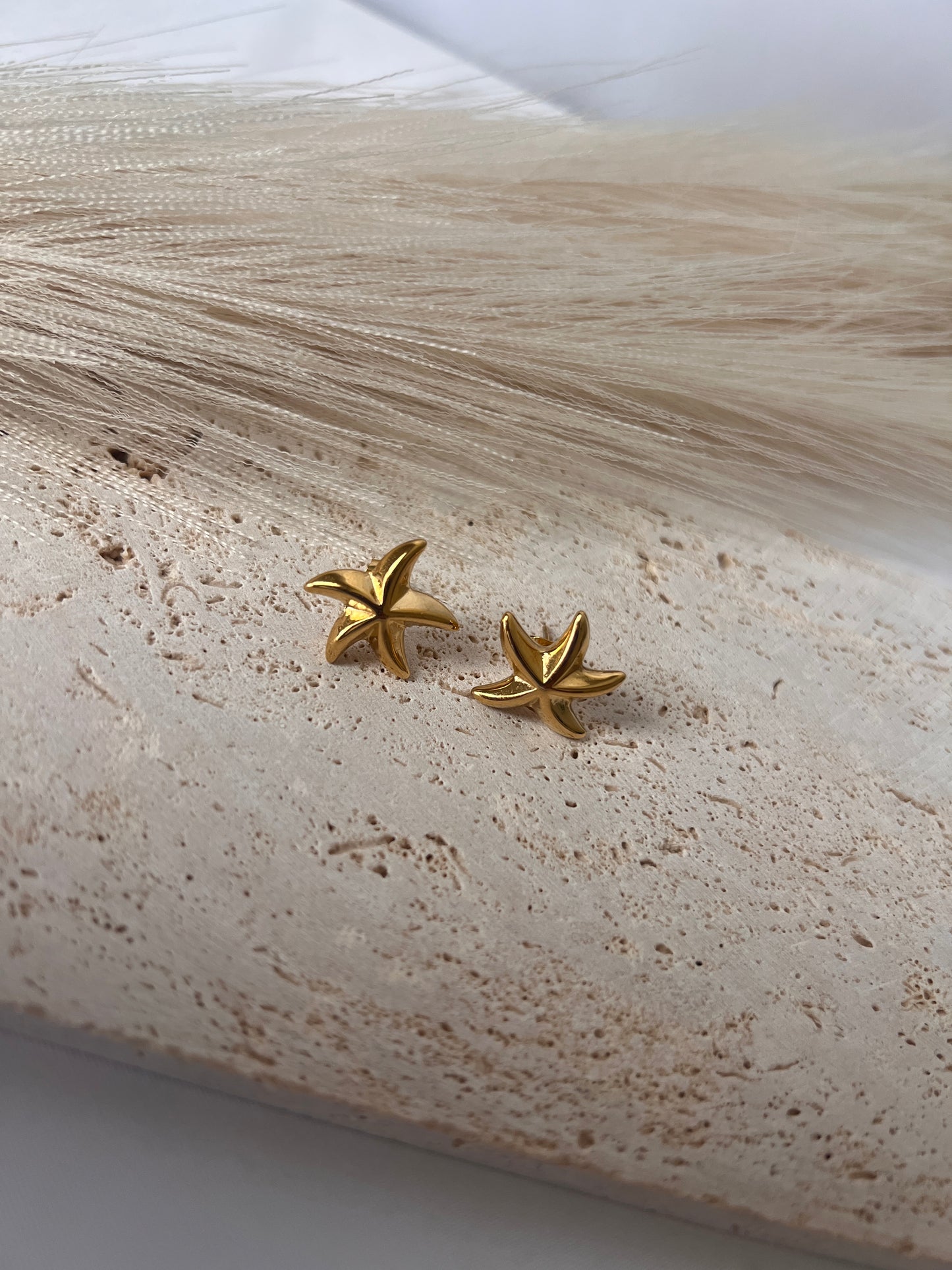 Starfish earrings.