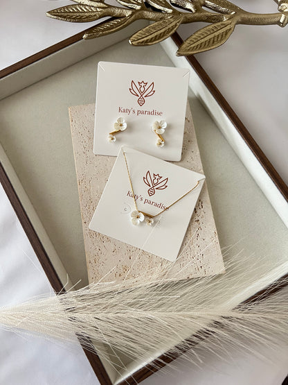 Flora Set | Earring + Necklace